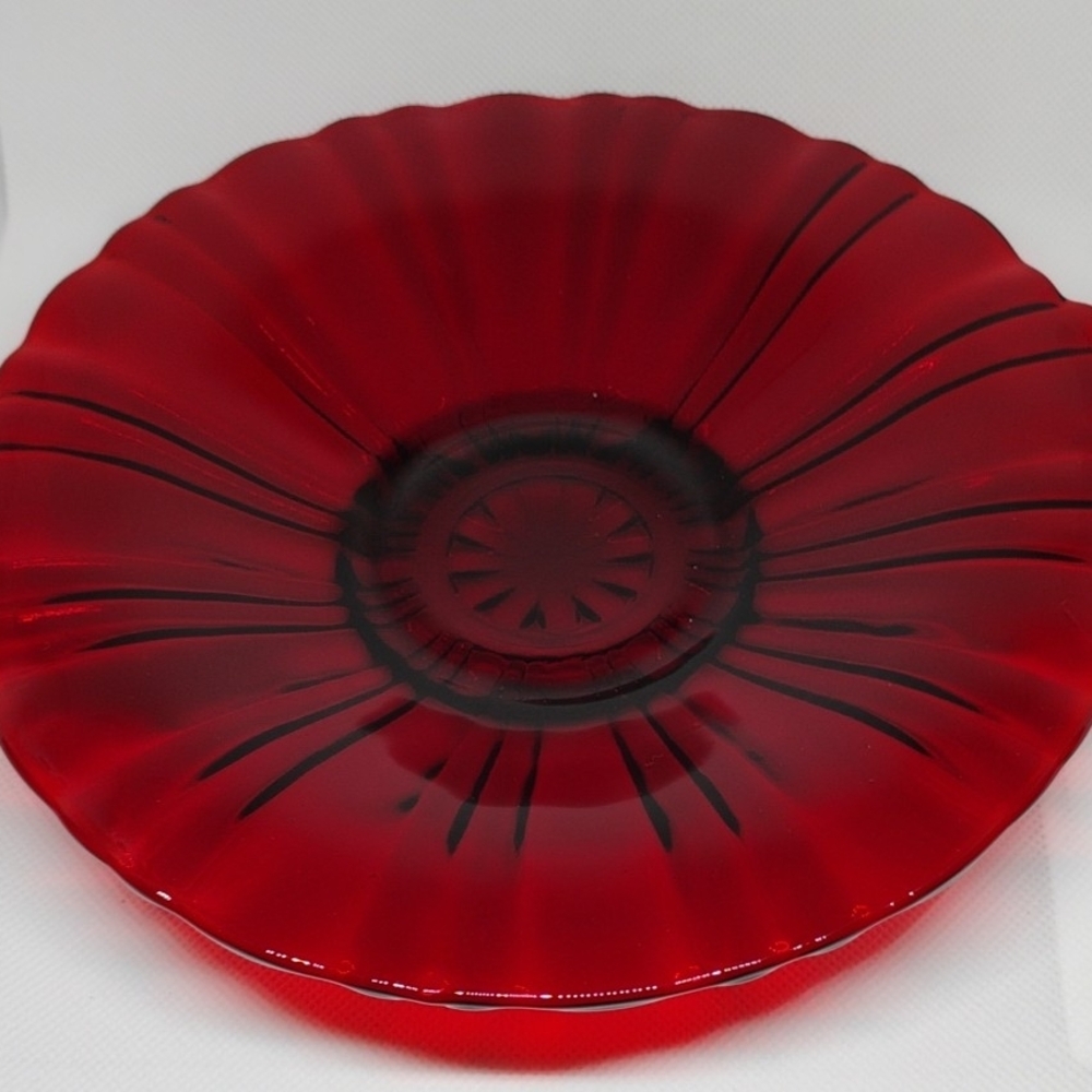 "OLD CAFE ROYAL RUBY" pattern By Anchor Hocking